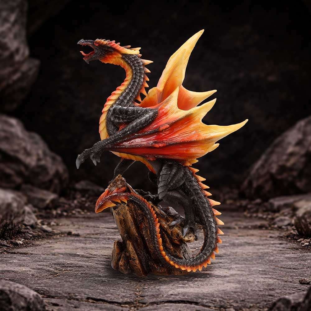 Nemesis Now - Obsidian Inferno Figurine - Dragon - Multicolours